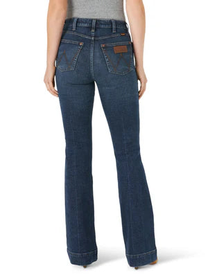 Wrangler Women's Retro High Rise Trouser Jeans - 11MPESY